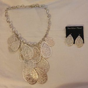 Necklace with Matching Earrings